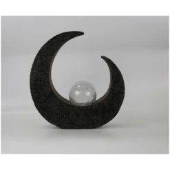 Globo LED-Solarleuchte 1-flammig Glas / Bronze (HxBxT) 30,5 X 29,4 X 9 Cm