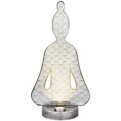 Globo LED-Solarleuchte 1-flammig Silberfarben (HxBxT) 36 X 19 X 12 Cm -Lampen & Leuchten affär 573862 3