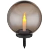Globo LED-Solarleuchte 1-flammig Kerze Ø 25 Cm / Höhe 38,5 Cm