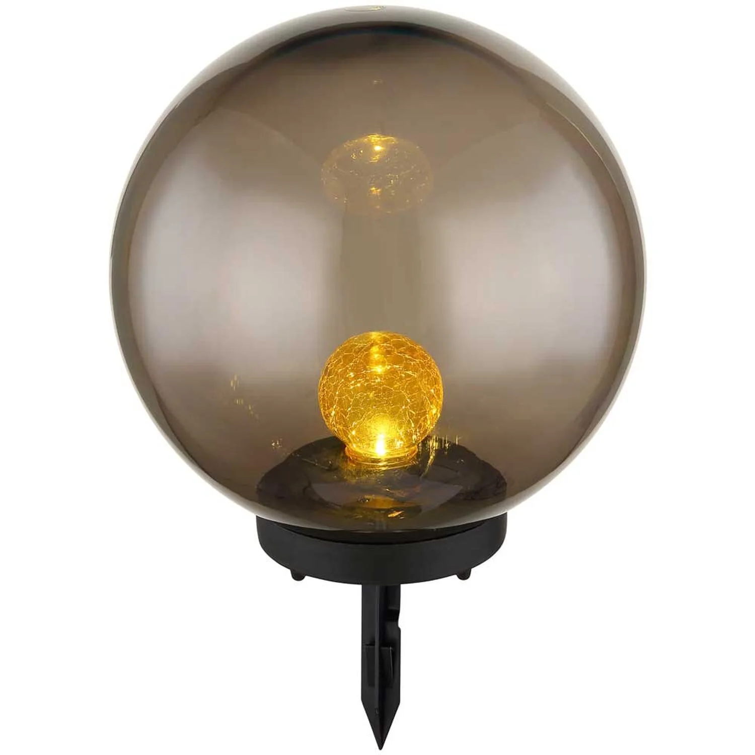 Globo LED-Solarleuchte 1-flammig Kugel ø 25 Cm / Höhe 38,5 Cm 1 Globo LED-Solarleuchte 1-flammig Kugel ø 25 Cm / Höhe 38,5 Cm