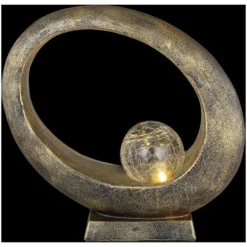 Globo LED Solarleuchte 1-flammig Goldfarben (HxBxT) 32 X 11 X 32,5 Cm 9 Globo LED Solarleuchte 1-flammig Goldfarben (HxBxT) 32 X 11 X 32,5 Cm -Lampen & Leuchten affär 573883 5