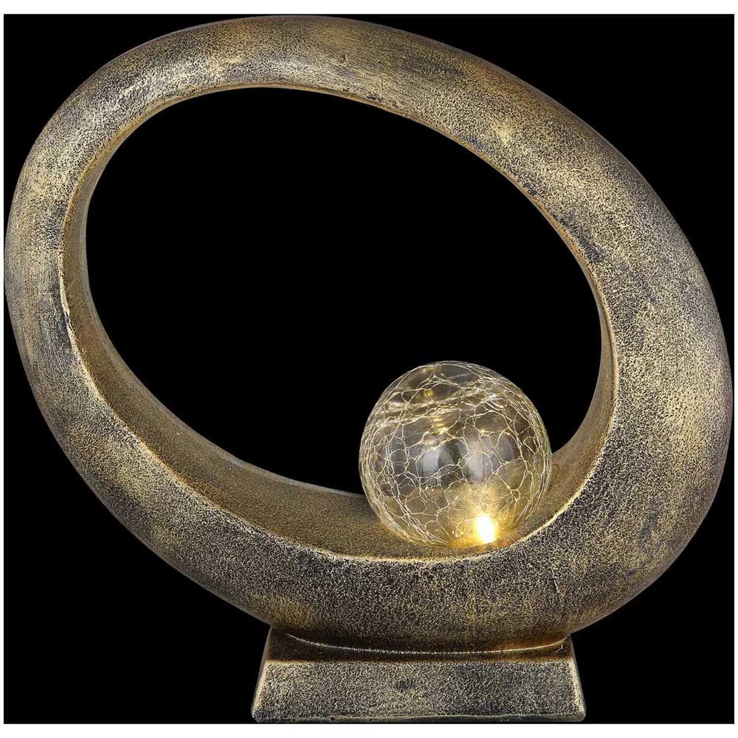 Globo LED Solarleuchte 1-flammig Goldfarben (HxBxT) 32 X 11 X 32,5 Cm 5 Globo LED Solarleuchte 1-flammig Goldfarben (HxBxT) 32 X 11 X 32,5 Cm – Bild 5