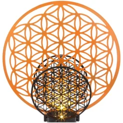Globo LED-Solarleuchte 2-flammig Blüten (HxBxT) 41 X 10 X 30 Cm -Lampen & Leuchten affär 573886 4