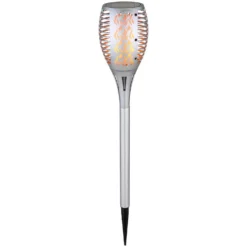 Globo LED-Solarleuchte 36-flammig Silberfarben Ø 10 Cm / Höhe 58 Cm -Lampen & Leuchten affär 573898 3