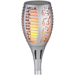Globo LED-Solarleuchte 36-flammig Silberfarben Ø 10 Cm / Höhe 58 Cm -Lampen & Leuchten affär 573898 4