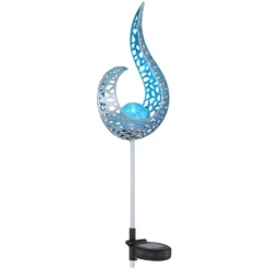 Globo LED-Solarleuchte 1-flammig Silber-Blau (HxBxT) 90 X 6,5 X 16,5 Cm 13 Globo LED-Solarleuchte 1-flammig Silber-Blau (HxBxT) 90 X 6,5 X 16,5 Cm -Lampen & Leuchten affär 573903 7