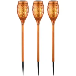 Globo LED-Solarleuchte 12-flammig Kupferfarben Ø 75 Cm / Höhe 51 Cm -Lampen & Leuchten affär 573904 6