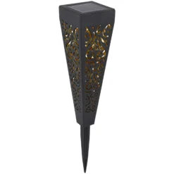 Globo LED-Solarleuchte 1-flammig Schwarz (HxBxT) 33 X 7 X 7 Cm / 3er-Set 8 Globo LED-Solarleuchte 1-flammig Schwarz (HxBxT) 33 X 7 X 7 Cm / 3er-Set -Lampen & Leuchten affär 573906 3