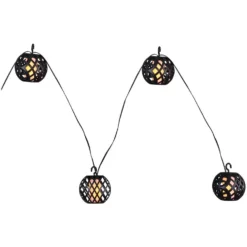 Globo LED-Lichterkette 98-flammig Schwarz Länge 410 Cm -Lampen & Leuchten affär 573909 5