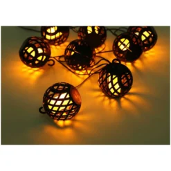 Globo LED-Lichterkette 98-flammig Schwarz Länge 410 Cm -Lampen & Leuchten affär 573909 6