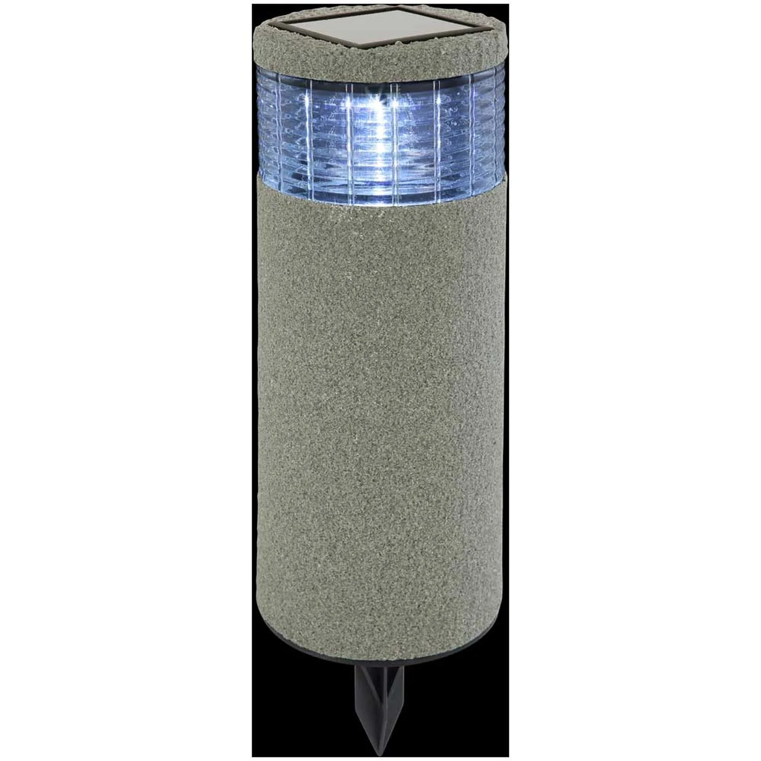 Globo LED-Solarleuchte 1-flammig Steingrau Ø 11,6 Cm / Höhe 40,5 Cm 3 Globo LED-Solarleuchte 1-flammig Steingrau Ø 11,6 Cm / Höhe 40,5 Cm – Bild 3