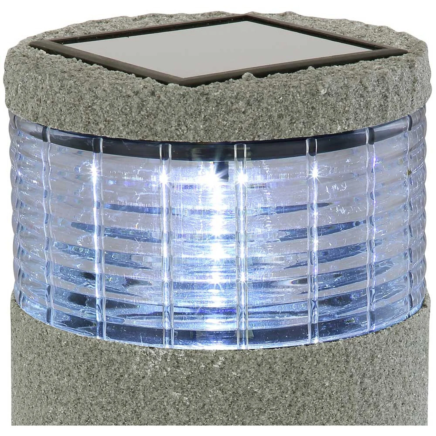 Globo LED-Solarleuchte 1-flammig Steingrau Ø 11,6 Cm / Höhe 40,5 Cm 5 Globo LED-Solarleuchte 1-flammig Steingrau Ø 11,6 Cm / Höhe 40,5 Cm – Bild 5