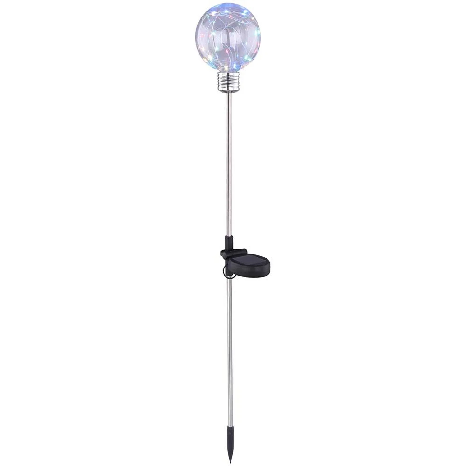 Globo LED-Solarleuchte 20-flammig Ø 10 Cm / Höhe 72 Cm 1 Globo LED-Solarleuchte 20-flammig Ø 10 Cm / Höhe 72 Cm