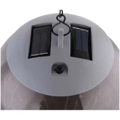 Globo LED-Solarleuchte 20-flammig Grau Ø 15 Cm / Höhe 50 Cm -Lampen & Leuchten affär 573921 4