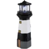 Globo LED-Solarleuchte Leuchtturm 1-flammig Ø 13 Cm / Höhe 38 Cm