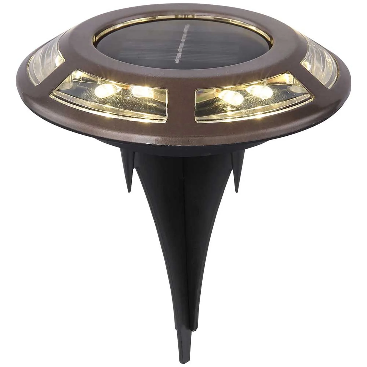 Globo LED-Solarleuchte 12-flammig Kupferfarben Ø 11 Cm / Höhe 14 Cm 1 Globo LED-Solarleuchte 12-flammig Kupferfarben Ø 11 Cm / Höhe 14 Cm