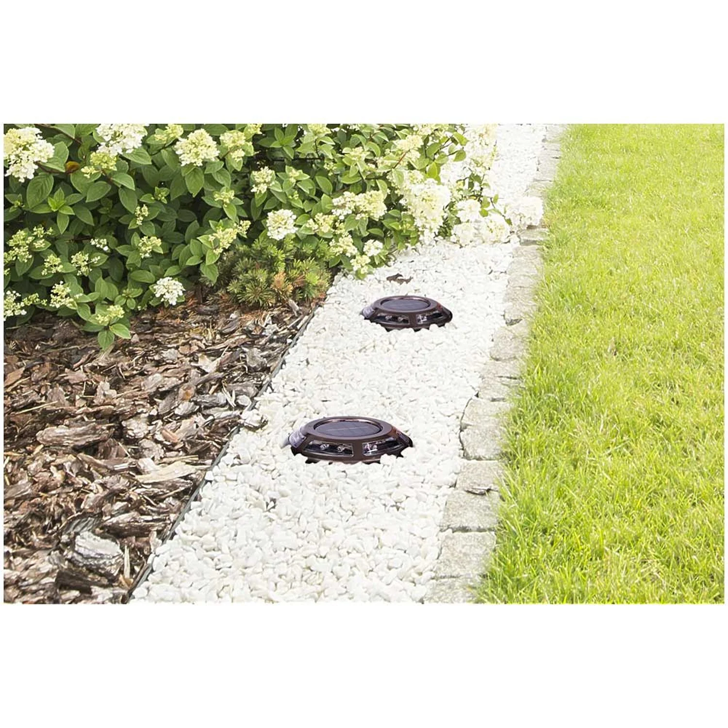 Globo LED-Solarleuchte 12-flammig Kupferfarben Ø 11 Cm / Höhe 14 Cm 3 Globo LED-Solarleuchte 12-flammig Kupferfarben Ø 11 Cm / Höhe 14 Cm – Bild 3