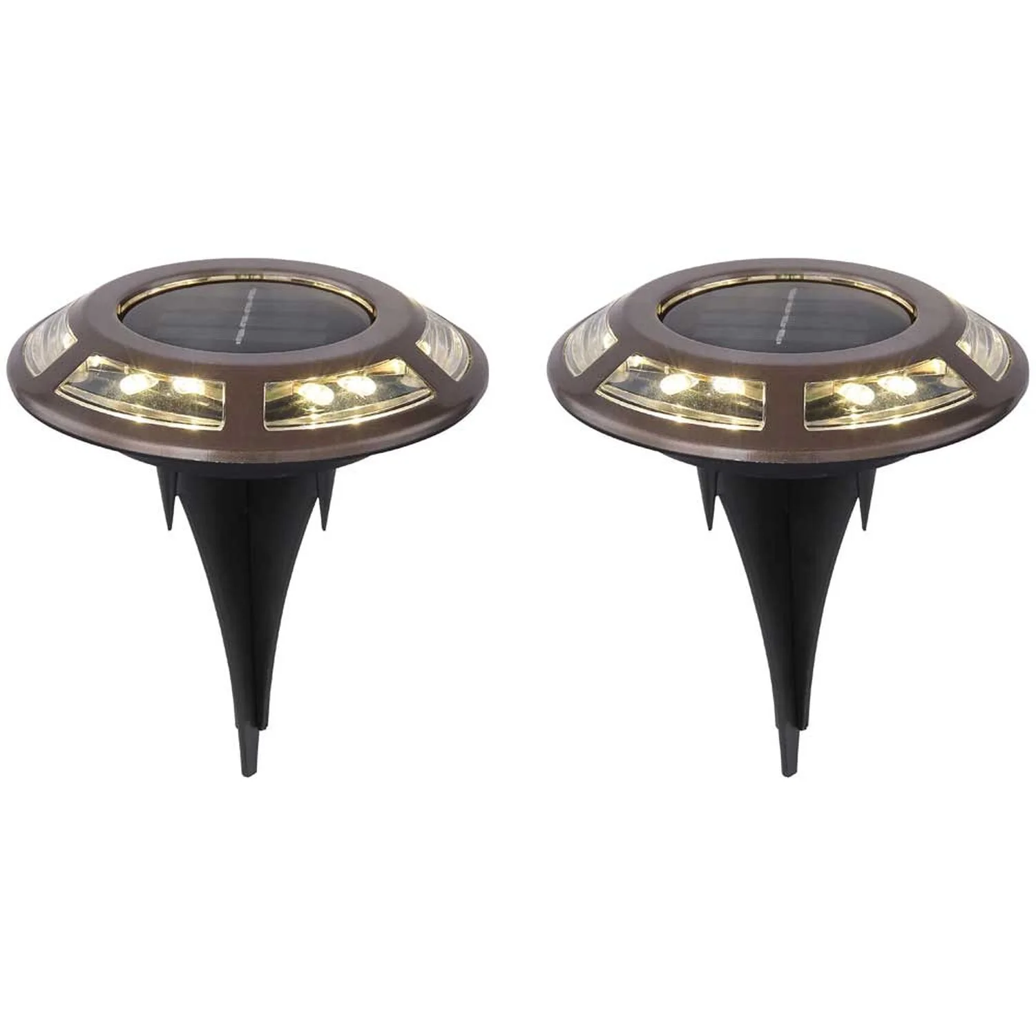 Globo LED-Solarleuchte 12-flammig Kupferfarben Ø 11 Cm / Höhe 14 Cm 6 Globo LED-Solarleuchte 12-flammig Kupferfarben Ø 11 Cm / Höhe 14 Cm – Bild 6