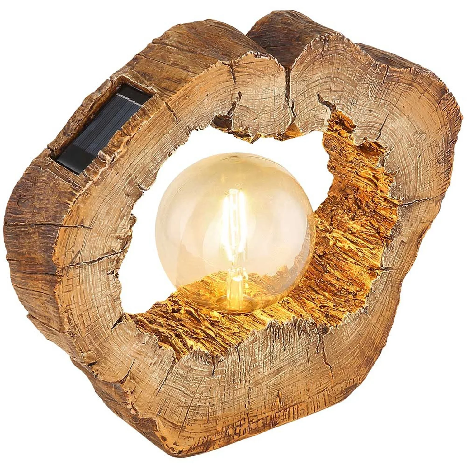 Globo LED-Solarleuchte 1-flammig Holzoptik (HxBxT) 25,5 X 30,5 X 8,5 Cm 1 Globo LED-Solarleuchte 1-flammig Holzoptik (HxBxT) 25,5 X 30,5 X 8,5 Cm