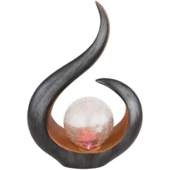 Globo LED-Solarleuchte 1-flammig RGB (HxBxT) 33,5 X 22,5 X 10 Cm -Lampen & Leuchten affär 573941 5