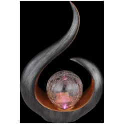 Globo LED-Solarleuchte 1-flammig RGB (HxBxT) 33,5 X 22,5 X 10 Cm -Lampen & Leuchten affär 573941 6