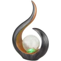 Globo LED-Solarleuchte 1-flammig RGB (HxBxT) 33,5 X 22,5 X 10 Cm -Lampen & Leuchten affär 573941 7