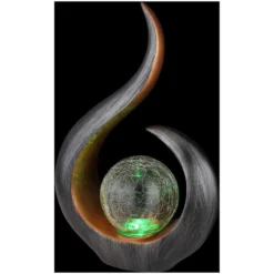 Globo LED-Solarleuchte 1-flammig RGB (HxBxT) 33,5 X 22,5 X 10 Cm -Lampen & Leuchten affär 573941 8