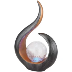 Globo LED-Solarleuchte 1-flammig RGB (HxBxT) 33,5 X 22,5 X 10 Cm -Lampen & Leuchten affär 573941 9