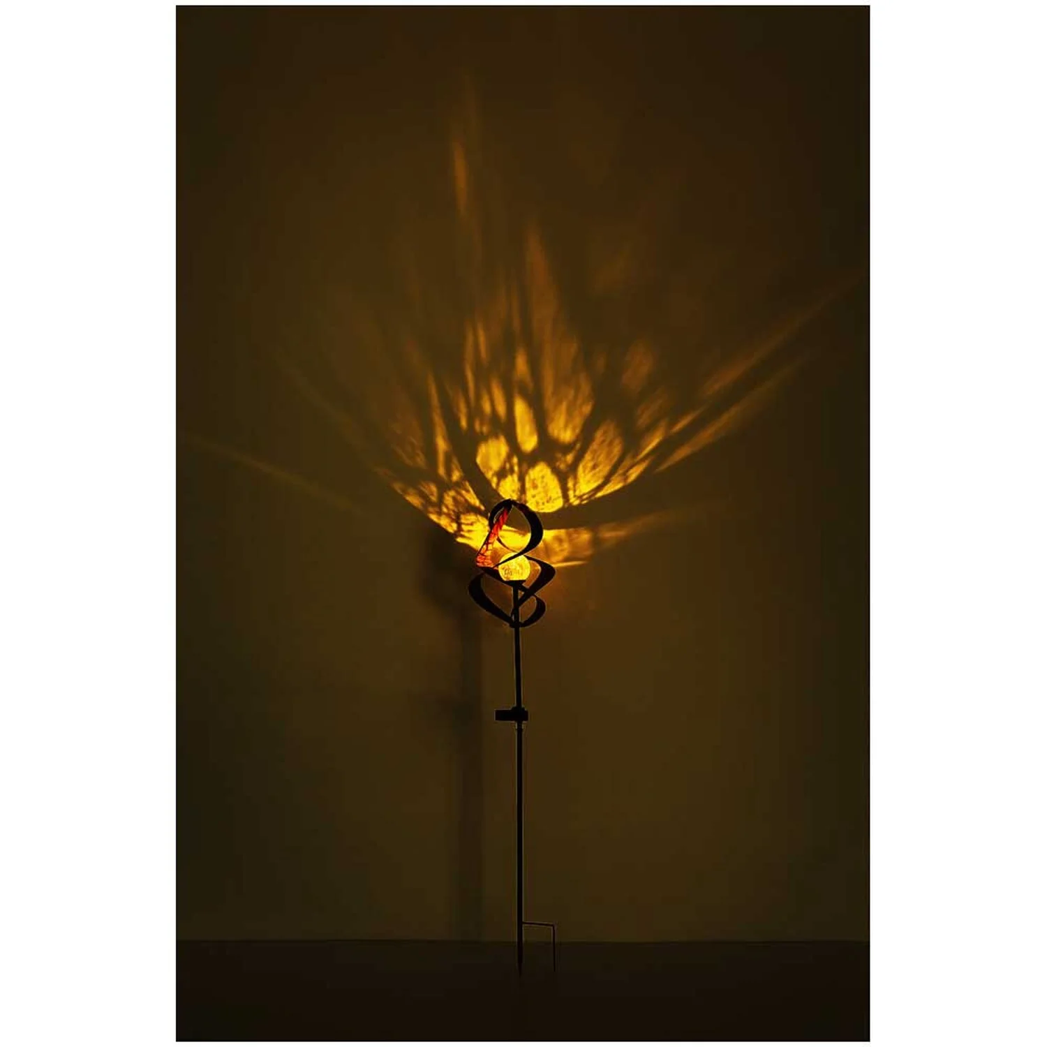 Globo LED-Solarleuchte 1-flammig Rostfarben Ø 14,5 Cm / Höhe 90 Cm 6 Globo LED-Solarleuchte 1-flammig Rostfarben Ø 14,5 Cm / Höhe 90 Cm – Bild 6