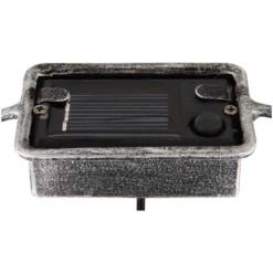 Globo LED-Solarleuchte 1-flammig Silberfarben (HxBxT) 32,5 X 30 X 10 Cm -Lampen & Leuchten affär 573947 5