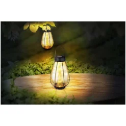 Globo LED-Solarleuchte 40-flammig Schwarz Matt Ø 12 Cm / Höhe 30 Cm -Lampen & Leuchten affär 573949 3