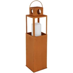 Globo LED-Solarleuchte 1-flammig Rostfarben (HxBxT) 50 X 13 X 13 Cm -Lampen & Leuchten affär 573950 4