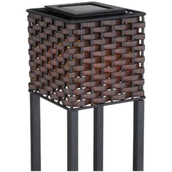 Globo LED-Solarleuchte 1-flammig Braun (HxBxT) 62 X 10 X 10 Cm 9 Globo LED-Solarleuchte 1-flammig Braun (HxBxT) 62 X 10 X 10 Cm -Lampen & Leuchten affär 573952 5