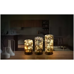 Globo LED-Tischleuchte Hanni 45-flammig Grau Ø 8 Cm / 3er-Set -Lampen & Leuchten affär 574162 3