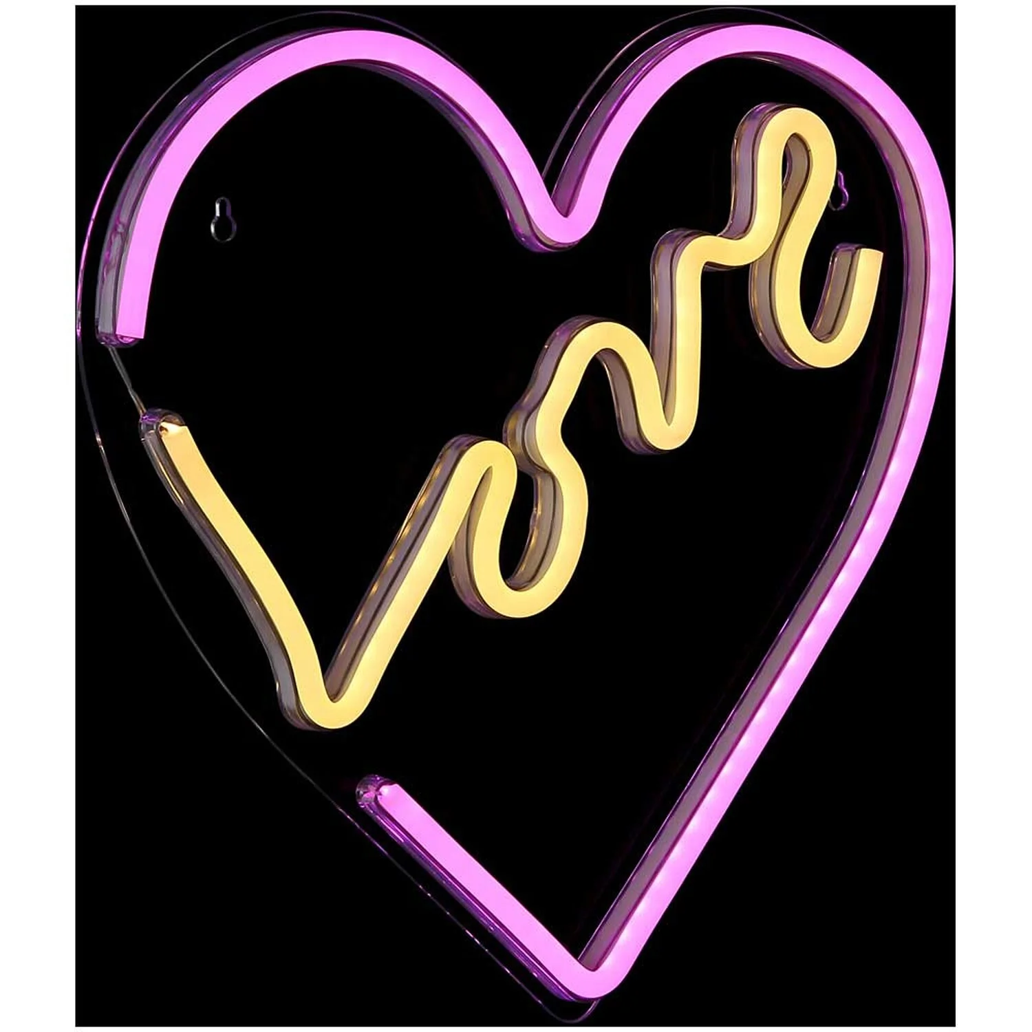 Globo LED-Dekoleuchte Herz 1-flammig (HxBxT) 35 X 33 X 1,6 Mm 2 Globo LED-Dekoleuchte Herz 1-flammig (HxBxT) 35 X 33 X 1,6 Mm – Bild 2