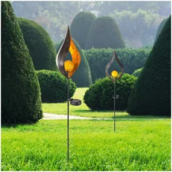 Globo LED-Solarleuchte 1-flammig Bronzefarben (HxBxT) 90 X 6 X 17,5 Cm -Lampen & Leuchten affär 574412 5