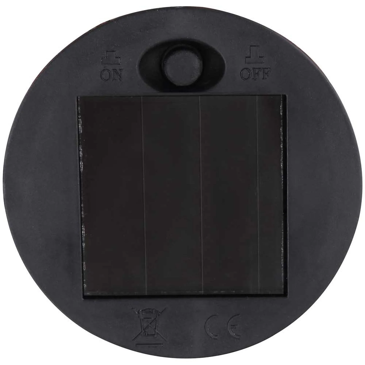 Globo LED-Solarleuchte 1-flammig Schwarz-Rotbraun Ø 20 Cm / Höhe 21 Cm 4 Globo LED-Solarleuchte 1-flammig Schwarz-Rotbraun Ø 20 Cm / Höhe 21 Cm – Bild 4