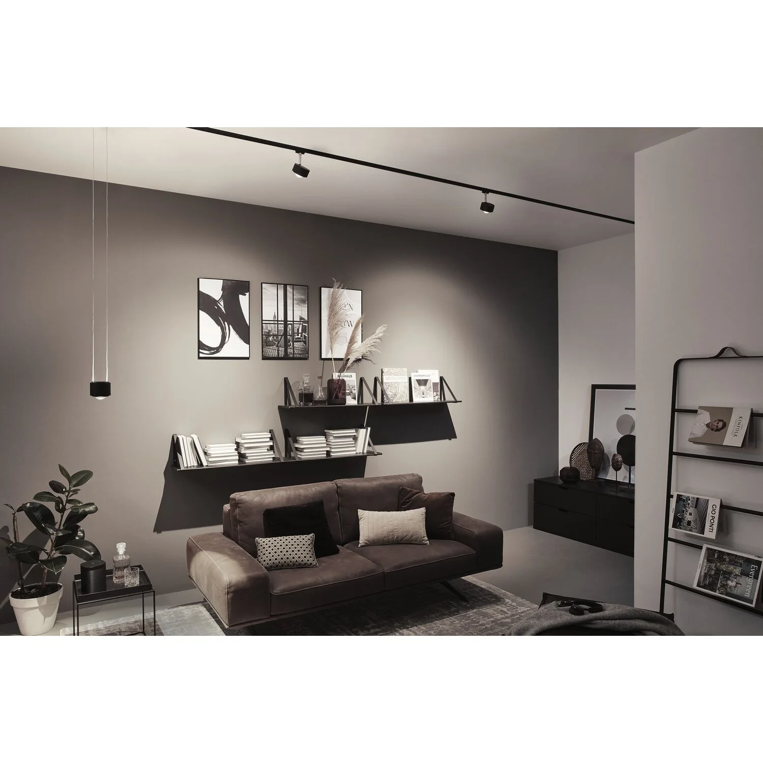 Paulmann URail LED-Spot Aldan Schwarz Matt Chrom 2'700 K / 9 W 7 Paulmann URail LED-Spot Aldan Schwarz Matt Chrom 2'700 K / 9 W – Bild 7