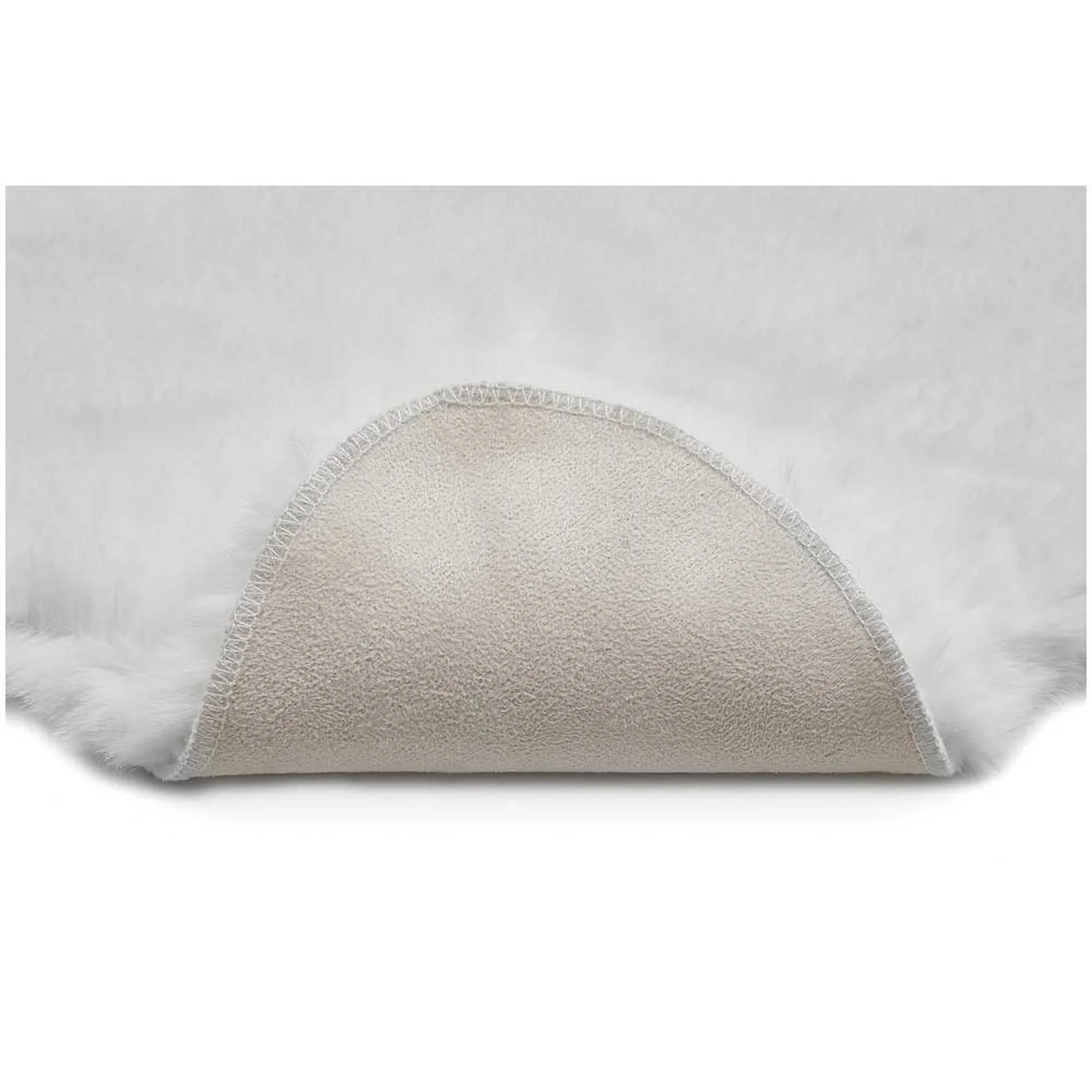 Dekofell Coste Polyester Weiss 55 X 80 Cm 6 Dekofell Coste Polyester Weiss 55 X 80 Cm – Bild 6