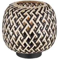 Globo Tischleuchte Colly E27 Schwarz-Natur 15 W -Lampen & Leuchten affär 577758 3