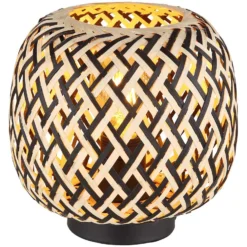Globo Tischleuchte Colly E27 Schwarz-Natur 15 W -Lampen & Leuchten affär 577758 5
