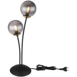 Globo Tischleuchte G9 Metall Schwarz Matt 15 X 19 Cm / Höhe 48 Cm -Lampen & Leuchten affär 577759 5