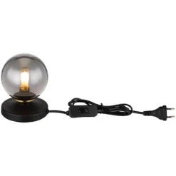 Globo Tischleuchte G9 Metall Schwarz Matt Mit Glas Ø 10 Cm / Höhe 13 Cm -Lampen & Leuchten affär 577760 2