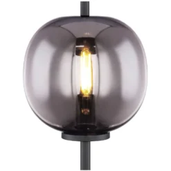 Globo Tischleuchte Blacky E14 Metall Schwarz Mit Glas Ø 18,5 Cm / Höhe 45 Cm 11 Globo Tischleuchte Blacky E14 Metall Schwarz Mit Glas Ø 18,5 Cm / Höhe 45 Cm -Lampen & Leuchten affär 577761 3