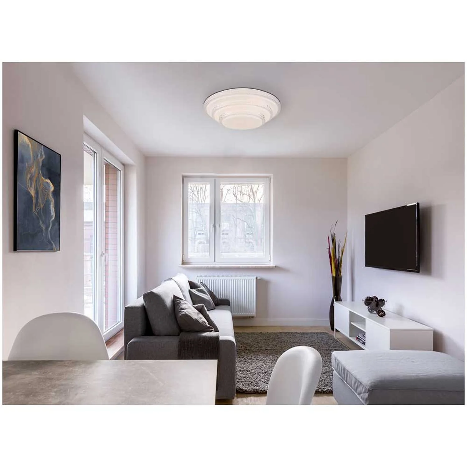 Globo LED-Deckenleuchte Magnifique 3'000 - 6'000 K Weiss 30 W / 3'700 Lm 6 Globo LED-Deckenleuchte Magnifique 3'000 - 6'000 K Weiss 30 W / 3'700 Lm – Bild 6