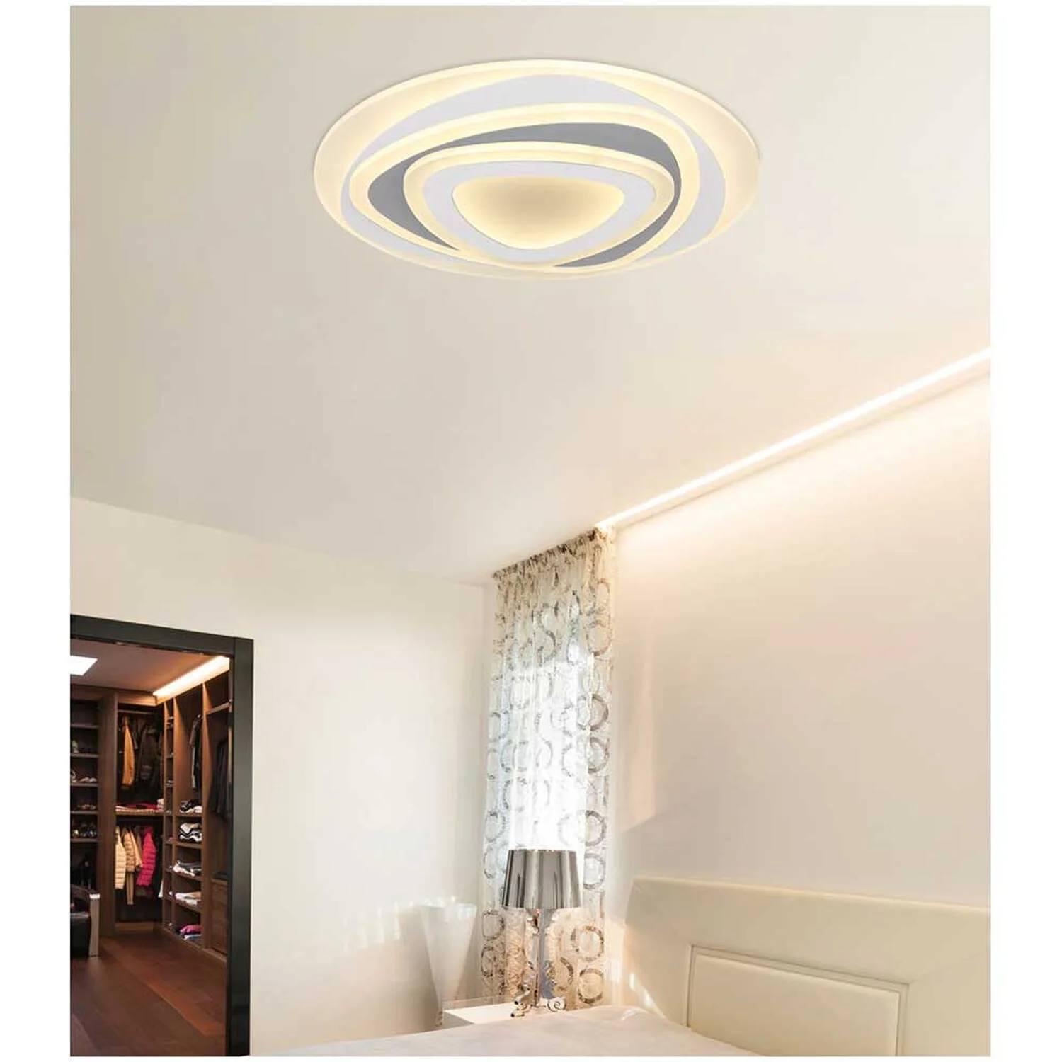 Globo Deckenleuchte Sabatino Weiss-Anthrazit 46 W / 5'190 Lm 7 Globo Deckenleuchte Sabatino Weiss-Anthrazit 46 W / 5'190 Lm – Bild 7