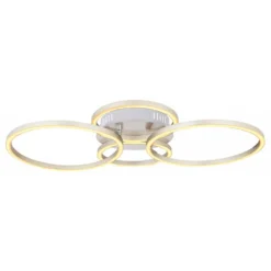 Globo Deckenleuchte Metall Nickel Matt 40,6 X 65,5 Cm 40 W / 1'960 Lm 16 Globo Deckenleuchte Metall Nickel Matt 40,6 X 65,5 Cm 40 W / 1'960 Lm -Lampen & Leuchten affär 577766 5