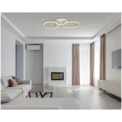 Globo Deckenleuchte Metall Nickel Matt 40,6 X 65,5 Cm 40 W / 1'960 Lm 18 Globo Deckenleuchte Metall Nickel Matt 40,6 X 65,5 Cm 40 W / 1'960 Lm -Lampen & Leuchten affär 577766 7