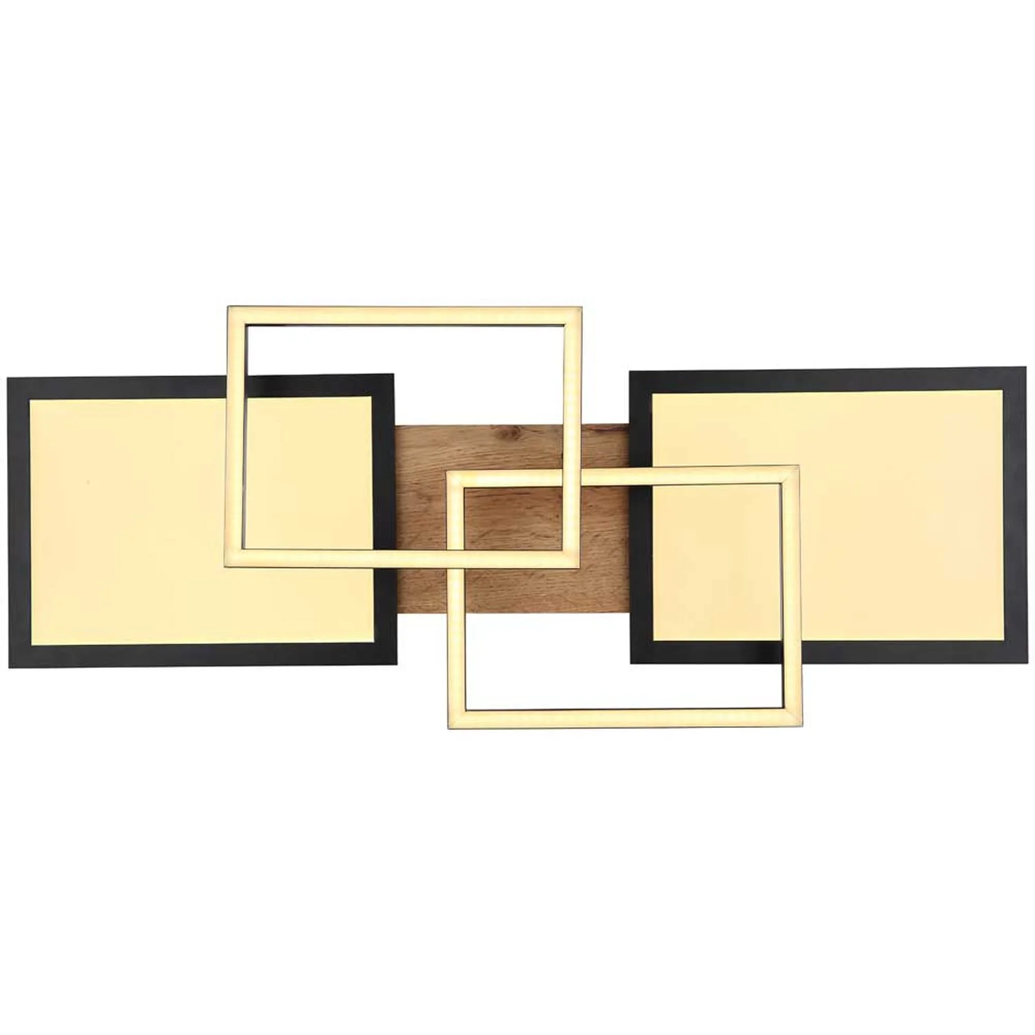 Globo Deckenleuchte Denis Metall Schwarz 28 X 70 Cm 36 W / 2'200 Lm 4 Globo Deckenleuchte Denis Metall Schwarz 28 X 70 Cm 36 W / 2'200 Lm – Bild 4