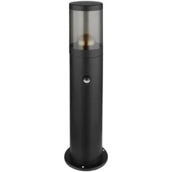 Globo Aussenleuchte Xeloo E27 Edelstahl Schwarz Matt Mit Sensor Höhe 50 Cm -Lampen & Leuchten affär 577783 2